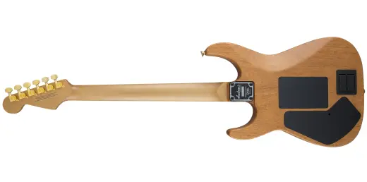 USA Signature Phil Collen PC1 Satin Stain, Caramelized Flame Maple Fingerboard - Satin Transparent Amber