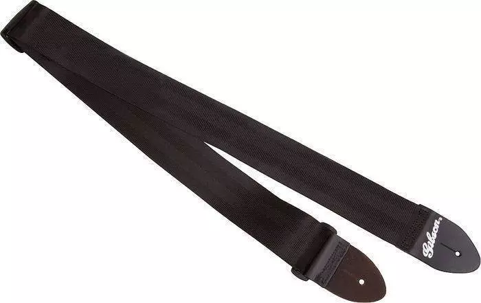 Nylon Strap with Logo - Black