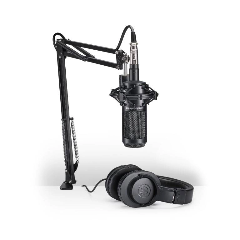 AT2035PK Podcasting Pack w/ATH-M20x, Boom & XLR Cable