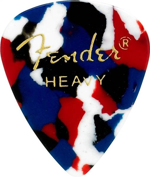 351 Shape Celluloid Picks 12-Pack, Heavy - Confetti