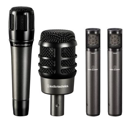 Audio-Technica - ATM-DRUM4 Drum Microphone Pack - ATM250, ATM650, ATM450(pair)