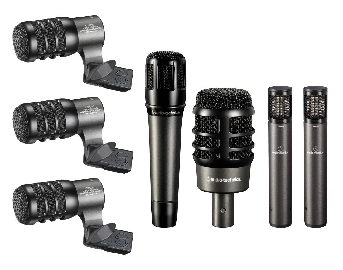 ATM-DRUM7 Drum Microphone Pack - ATM250, ATM650, ATM450(pair), ATM230(x3)