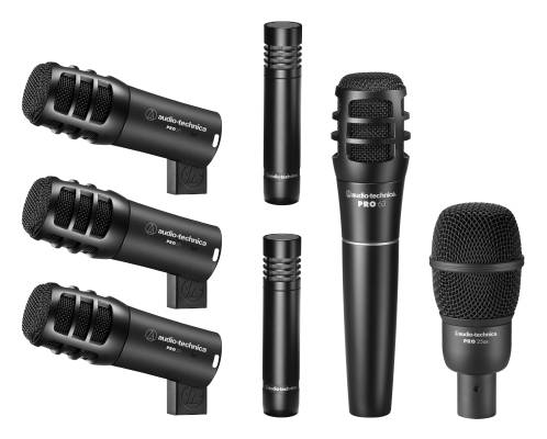 PRO-DRUM7 Drum Microphone Pack - PRO25AX, PRO63, PRO23(x3), AT2021(x2)