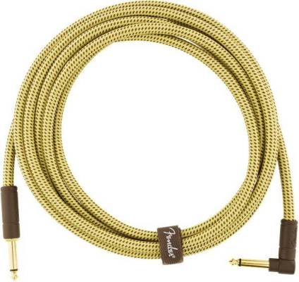 Deluxe Instrument Cable, Straight/Angle, 10\', Tweed