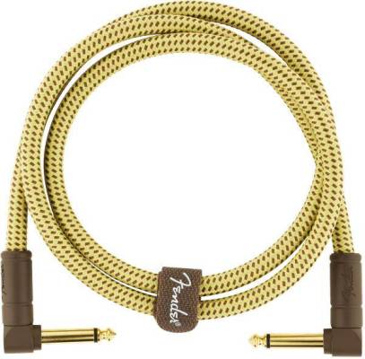 Deluxe Instrument Cable, Angle/Angle, 3\', Tweed