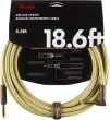 Fender - Deluxe Instrument Cable, Straight\/Angle, 18.6, Tweed