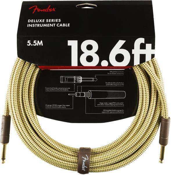 Deluxe Instrument Cable, 18.6\', Tweed