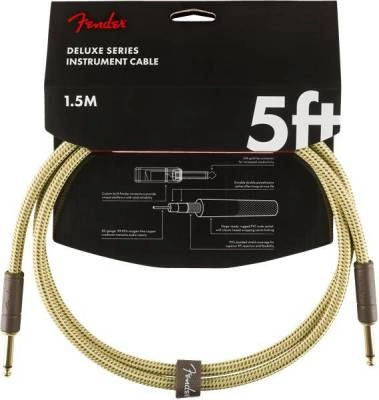 Fender - Deluxe Instruments Cable, 5, Tweed