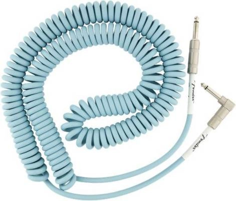 Fender - Original Coil Cable, Straight-Angle, 30, Daphne Blue