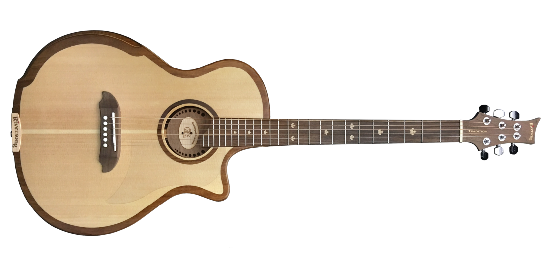 Riversong G2 Grand Auditoruim 6String Spruce/Black Walnut Acoustic