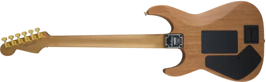 USA Signature Phil Collen PC1 Satin Stain, Caramelized Flame Maple Fingerboard w/Case - Satin Transparent Red