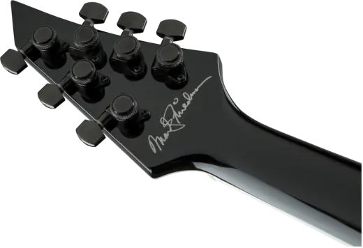 USA Signature Marty Friedman MF-1, Rosewood Fingerboard w/Case - Gloss Black with White Bevels