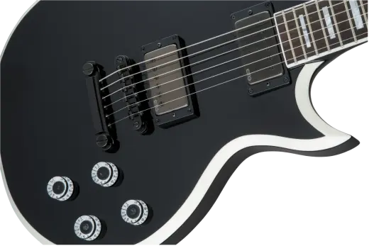 USA Signature Marty Friedman MF-1, Rosewood Fingerboard w/Case - Gloss Black with White Bevels