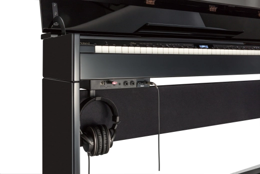 DP603 Digital Home Piano with Stand and Bench - Polished Ebony
