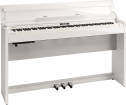 Roland - DP603 Digital Home Piano with Stand and Bench - Polished White