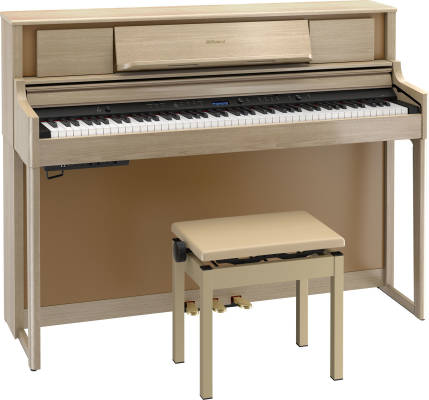 Roland - LX705 Digital Piano w/Stand & Bench - Light Oak