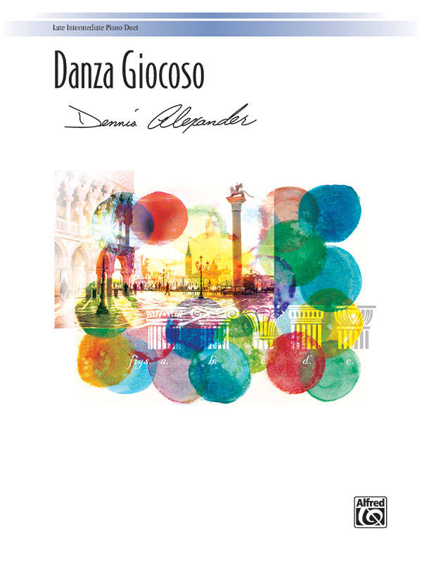 Danza Giocoso - Alexander - Piano Duet (1 Piano, 4 Hands)