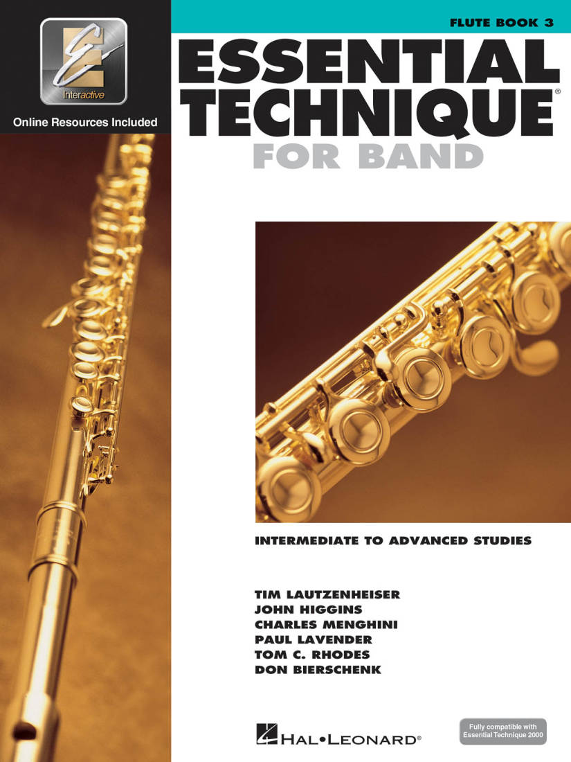 Essential Technique for Band (Intermediate to Advanced Studies) Book 3 - Flute - Book/Media Online (EEi)