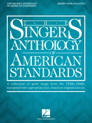 Hal Leonard - The Singers Anthology Of American Standards: Mezzo-Soprano/Alto Edition - Walters - Book