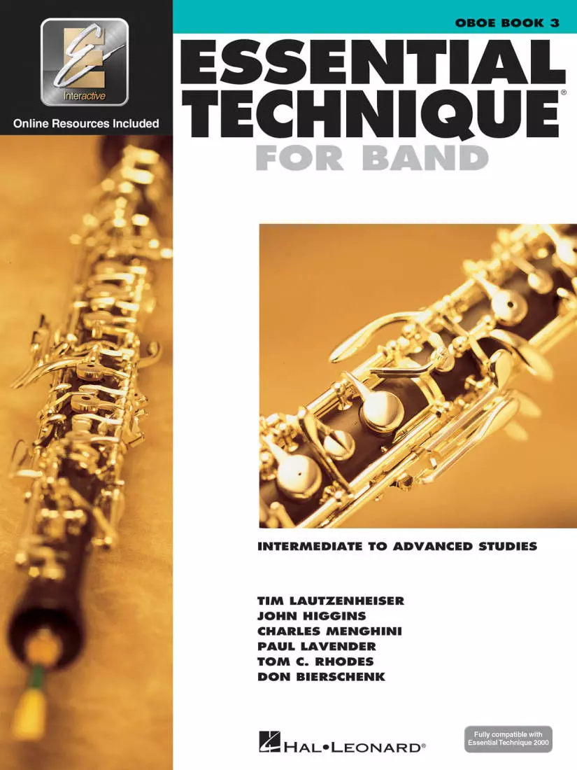 Essential Technique for Band (Intermediate to Advanced Studies) Book 3 - Oboe - Book/Media Online (EEi)