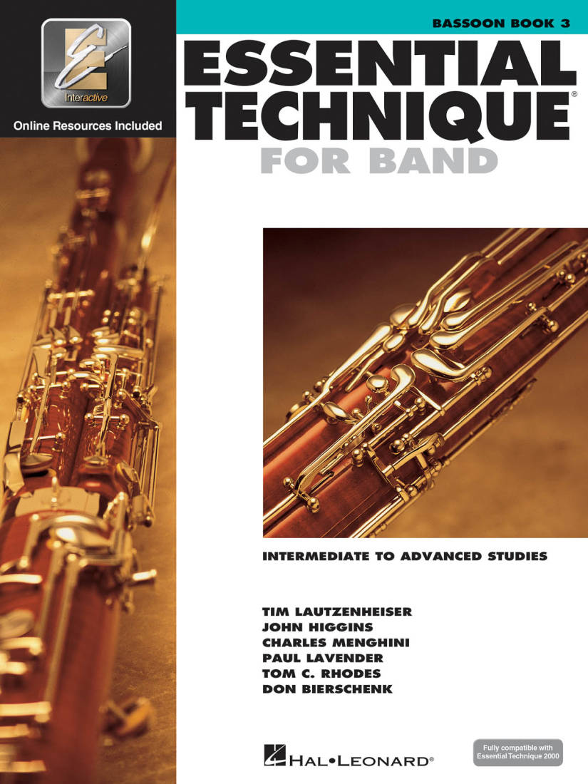 Essential Technique for Band (Intermediate to Advanced Studies) Book 3 - Bassoon - Book/Media Online (EEi)