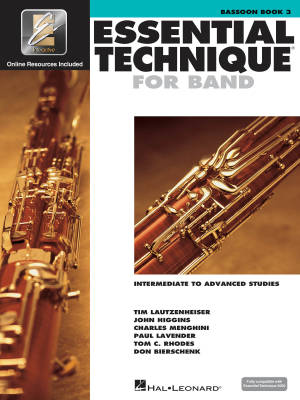 Essential Technique for Band (Intermediate to Advanced Studies) Book 3 - Bassoon - Book/Media Online (EEi)
