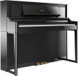 Roland - LX706 Digital Piano with Stand & Bench - Polished Ebony