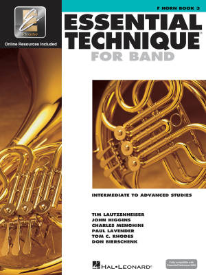 Essential Technique for Band (Intermediate to Advanced Studies) Book 3 - F Horn - Book/Media Online (EEi)