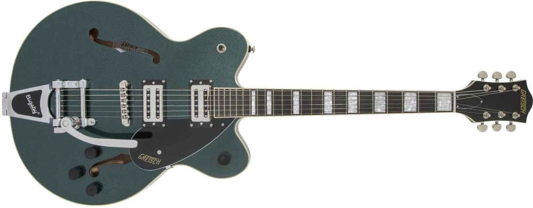 G2622T Streamliner Center Block with Bigsby, Laurel Fingerboard, Broad\'Tron BT-2S Pickups - Gunmetal