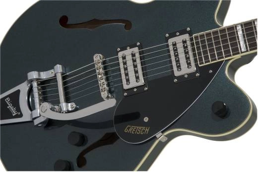 G2622T Streamliner Center Block with Bigsby, Laurel Fingerboard, Broad\'Tron BT-2S Pickups - Gunmetal