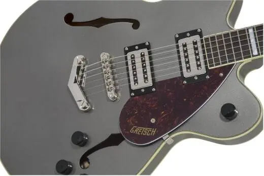 G2622 Streamliner Center Block with V-Stoptail, Laurel Fingerboard, Broad\'Tron BT-2S Pickups - Phantom Metallic