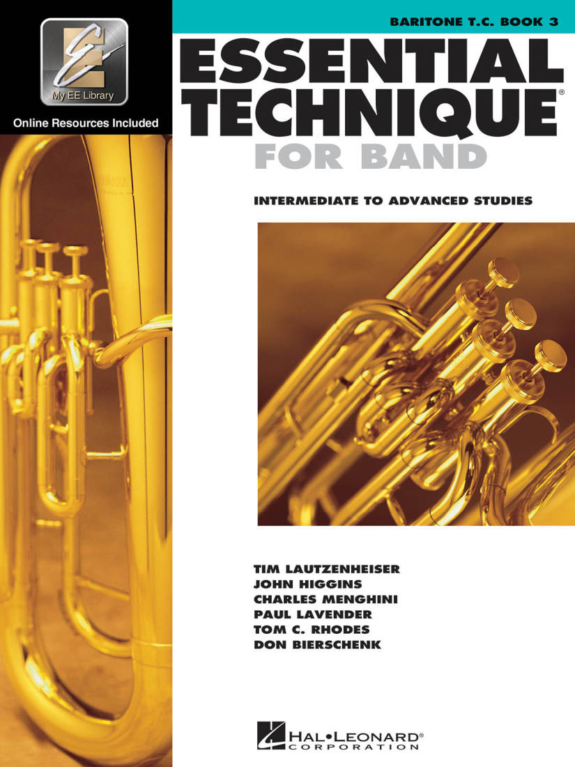 Essential Technique for Band (Intermediate to Advanced Studies) Book 3 - Baritone T.C. - Book/Media Online (EEi)