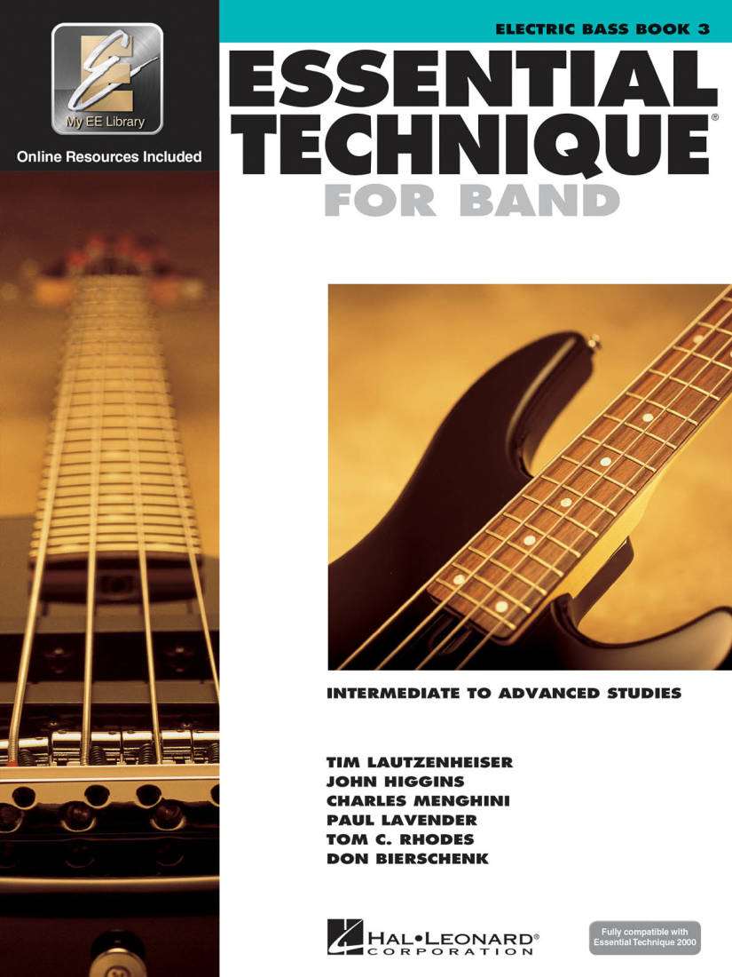 Essential Technique for Band (Intermediate to Advanced Studies) Book 3 - Electric Bass - Book/Media Online (EEi)