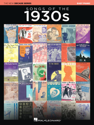 Hal Leonard - Songs of the 1930s: The New Decade Series - Piano facile - Livre