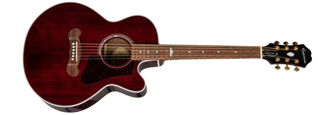 J-200EC Studio Parlor Acoustic/Electric - Wine Red