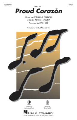 Hal Leonard - Proud Corazon (from Coco) - Franco/Molina/Huff - 2pt