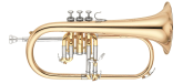 Yamaha Band - Professional .433-Bore Bb Flugelhorn - Gold Brass