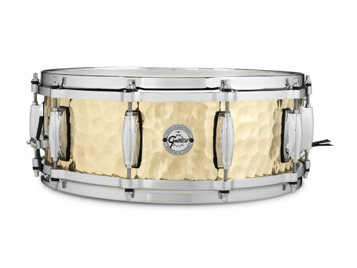 Gretsch Drums - Hammered Brass Snare Drum - 5x14