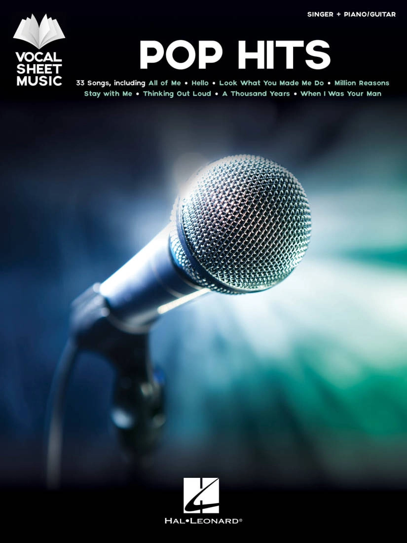 Pop Hits: Vocal Sheet Music - Piano/Vocal/Guitar - Book