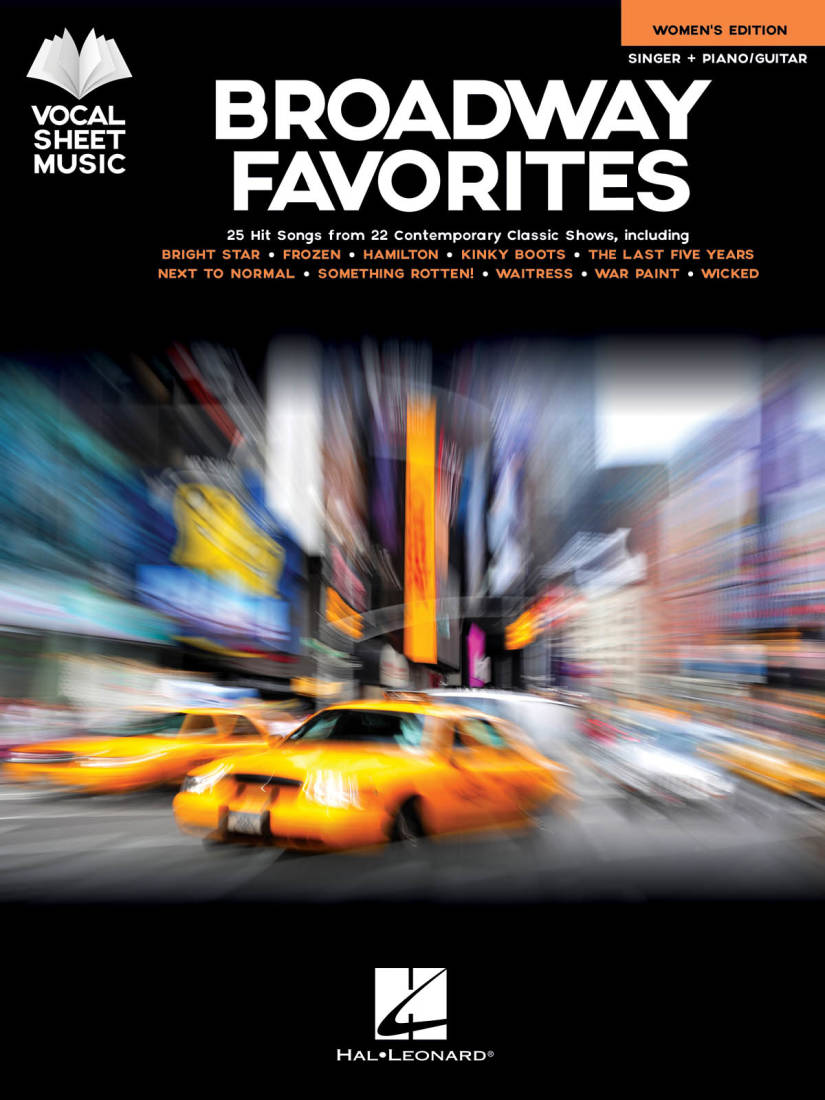 Broadway Favorites, Women\'s Edition: Vocal Sheet Music - Voice/Piano/Guitar - Book