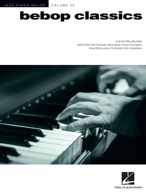 Hal Leonard - Bebop Classics: Jazz Piano Solos Series Volume 52 - Piano - Book