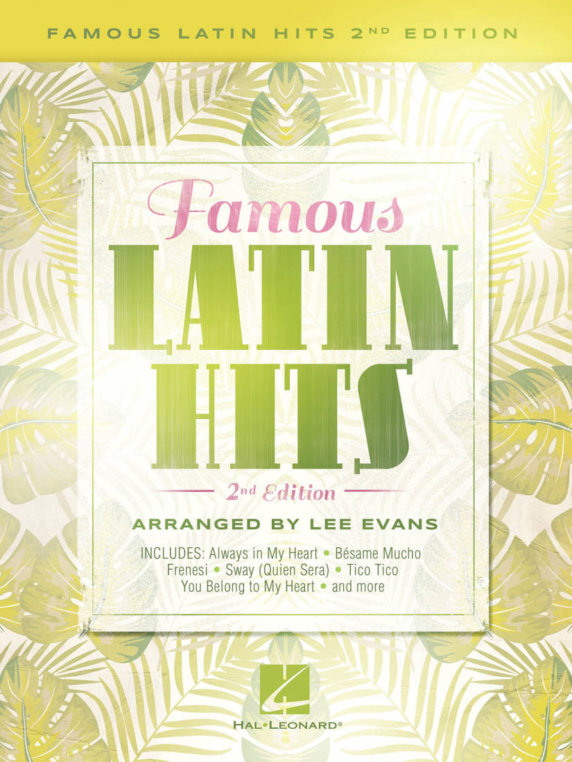 Famous Latin Hits (2nd Edition) - Evans - Piano - Book