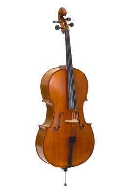 4/4 Student Cello Outfit with Padded Bag, Bow and Rosin