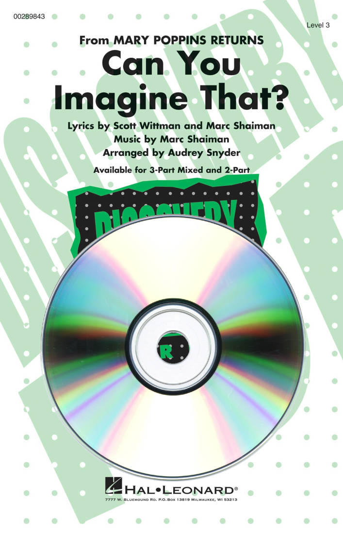 Can You Imagine That? (from Mary Poppins Returns) - Wittman/Shaiman/Snyder - VoiceTrax CD
