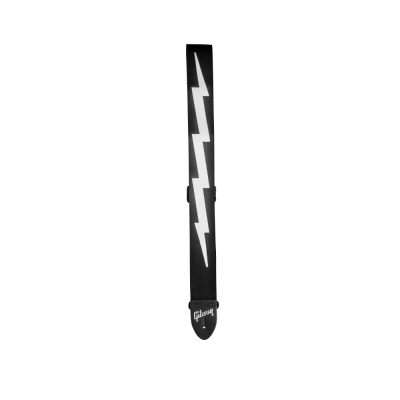 Nylon Strap with Lighting Bolt - Black