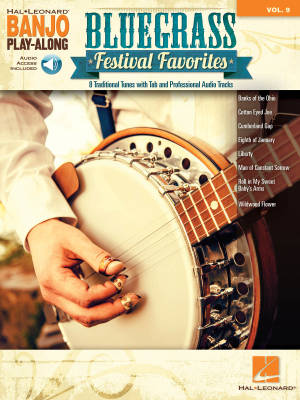 Hal Leonard - Bluegrass Festival Favorites: Banjo Play-Along Volume 9 - Book/Audio Online