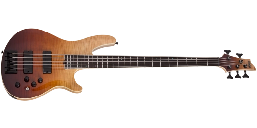 Schecter - SLS Elite-5 String Bass - Antique Fade Burst