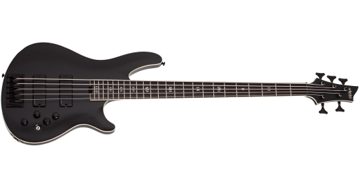 SLS Elite-5 \'\'Evil Twin\'\' 5-String Bass - Satin Black