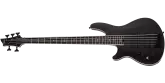 Schecter - SLS Elite-5 Evil Twin 5-String Bass - Satin Black - Left Handed
