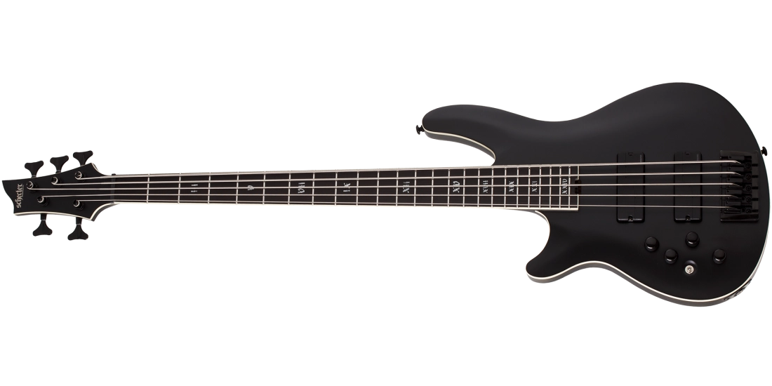 SLS Elite-5 \'\'Evil Twin\'\' 5-String Bass - Satin Black - Left Handed